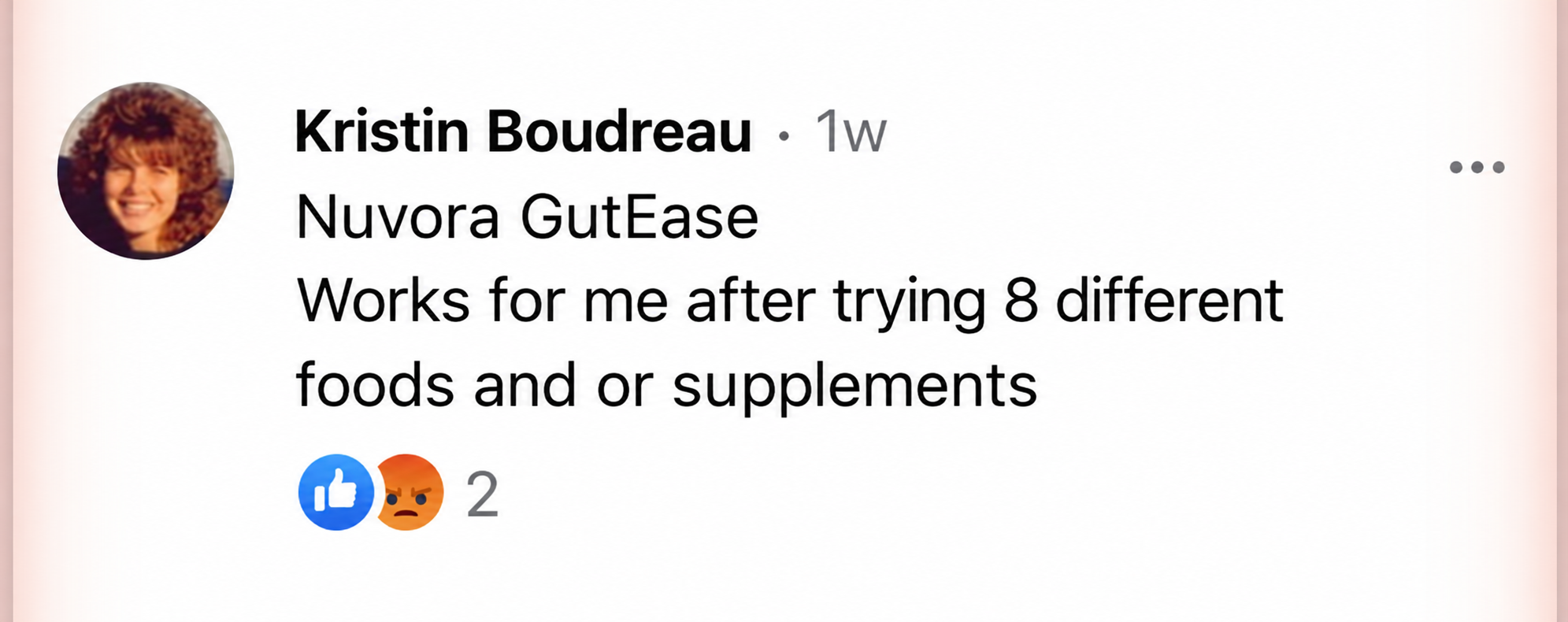 Source Facebook comment about GLP-1 SOS