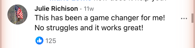 Source Facebook comment about GLP-1 SOS