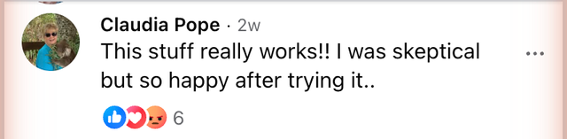 Source Facebook comment about GLP-1 SOS