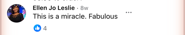 Source Facebook comment about GLP-1 SOS