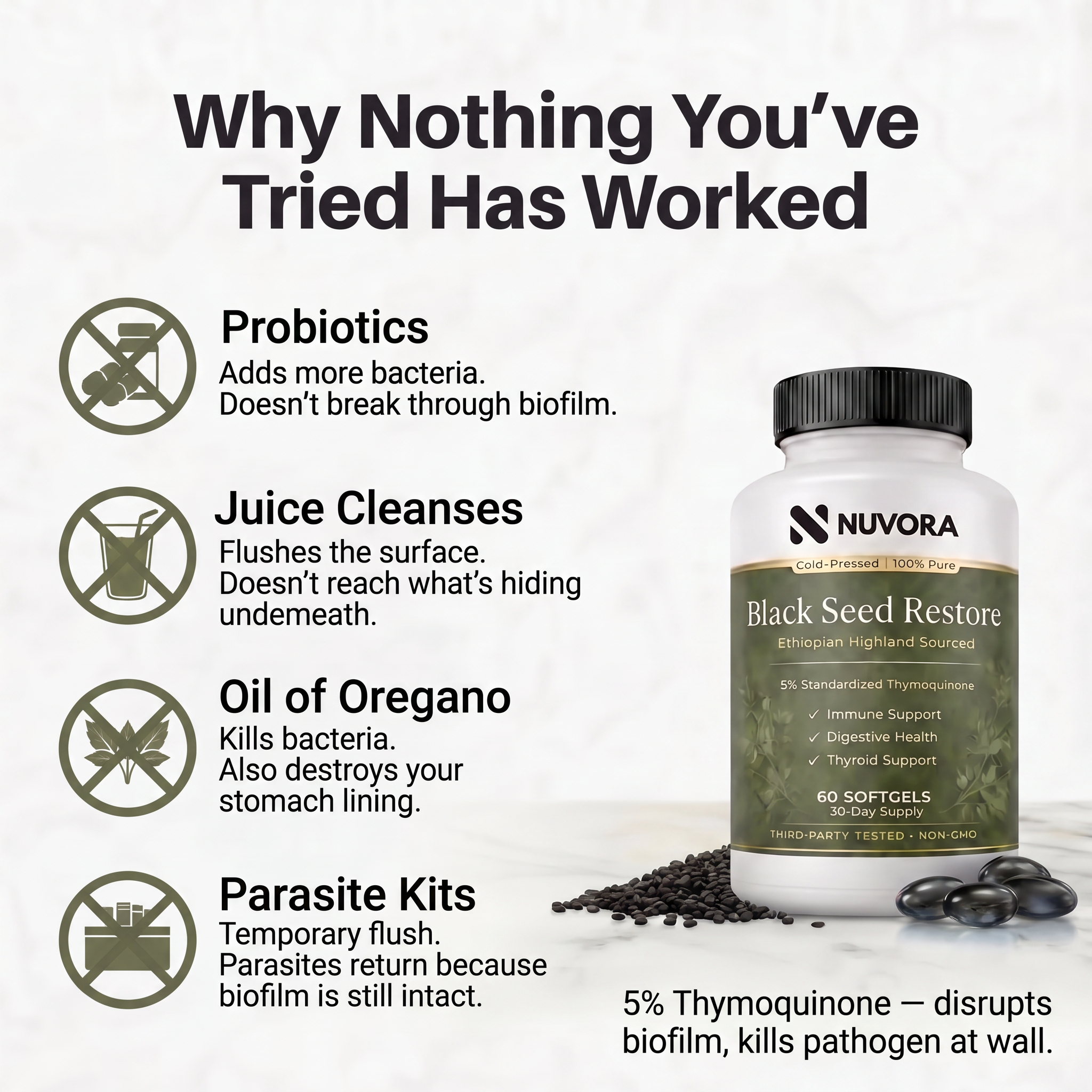 Why nothing you've tried has worked