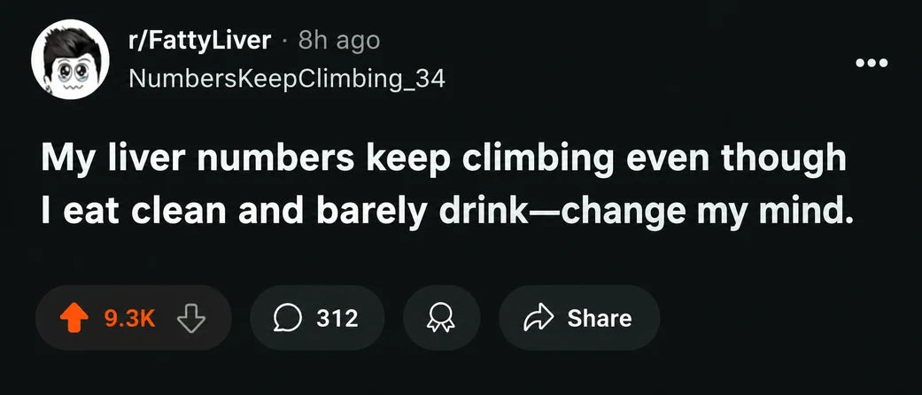 Discussion about rising liver numbers