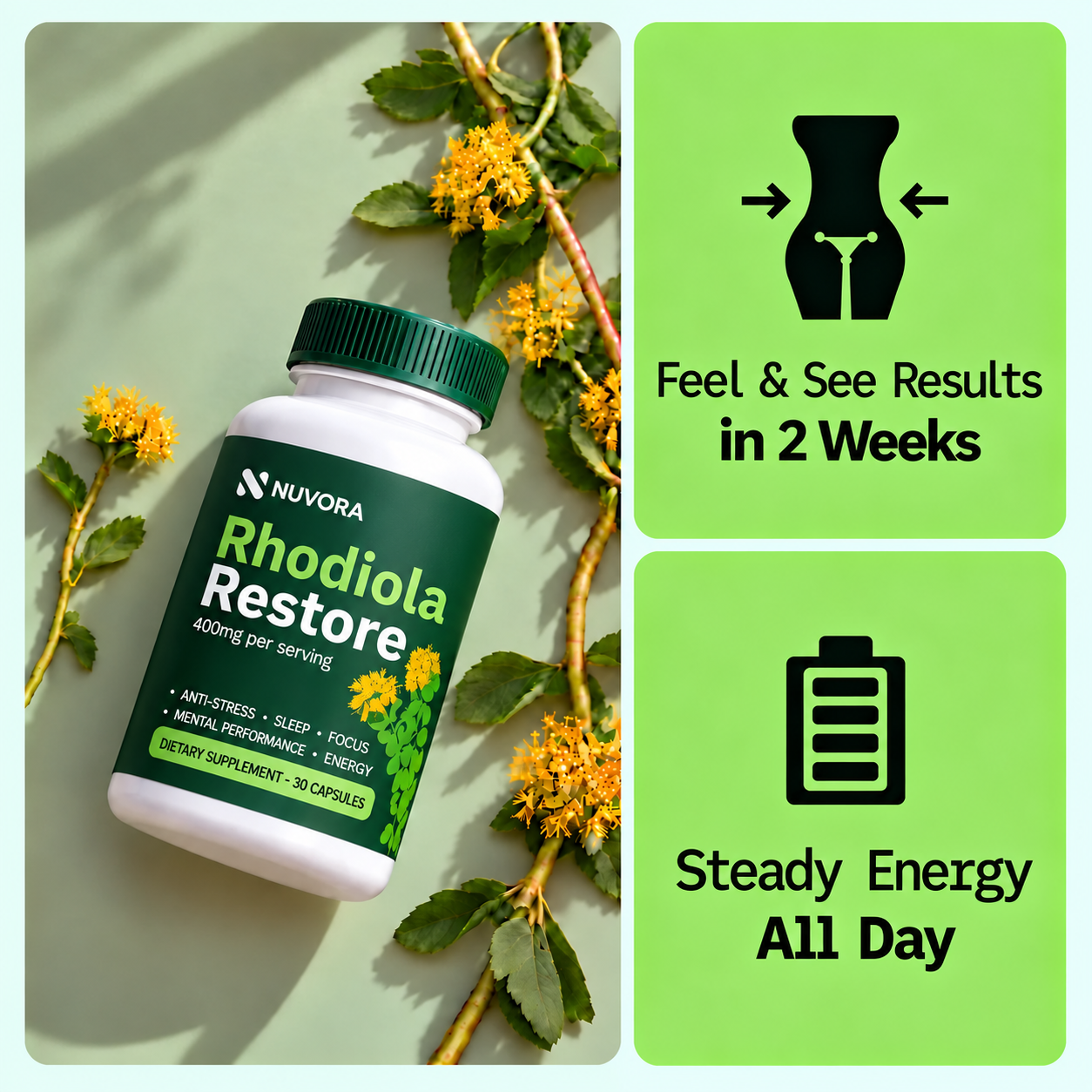 NUVORA Rhodiola Restore — product image 1
