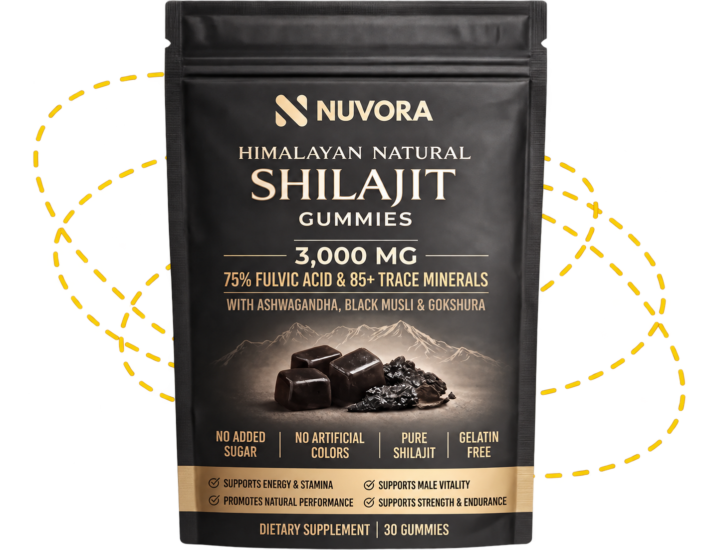 Nuvora Himalayan Shilajit Gummies