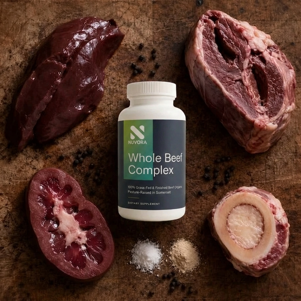 Liver, heart, kidney and marrow with Whole Beef Complex